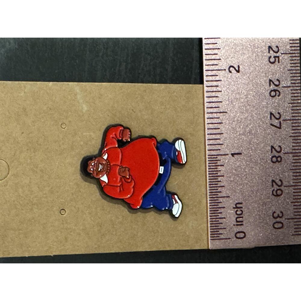 Cartoon Character Red Sweater Enamel Lapel Pin Brooch Small Collectible